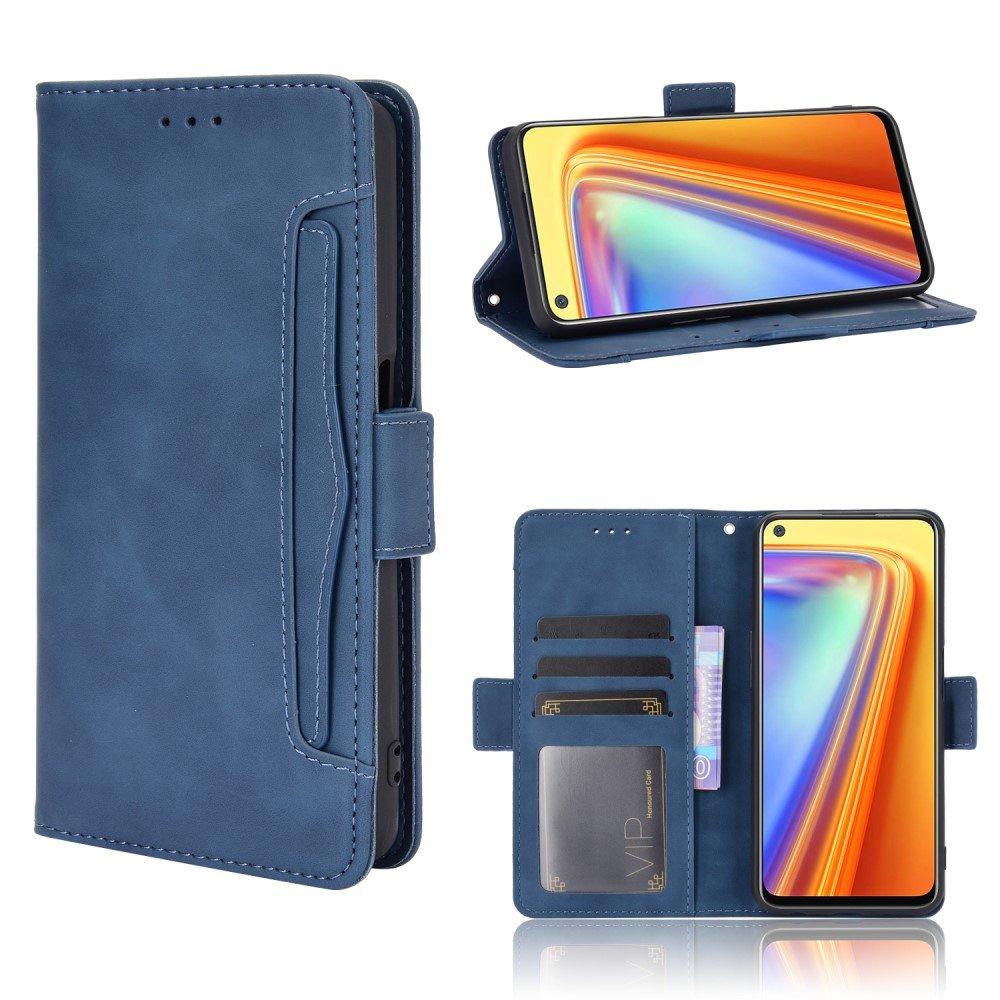 Realme 7 Flip Case, Card Slot, Blue