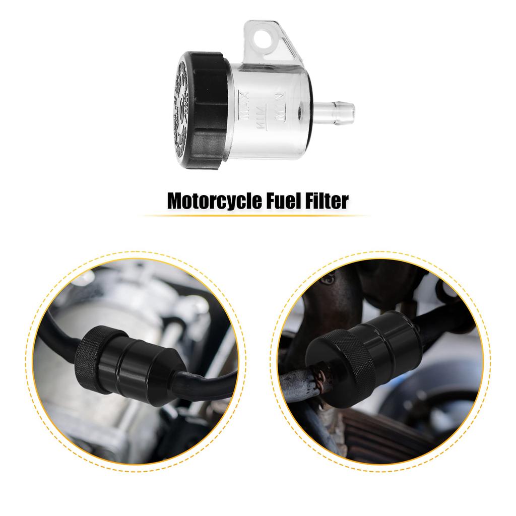 X AUTOHAUX Motorcycle Master Cylinder Fluid Tank Brake Clutch Tank Cup Scooter