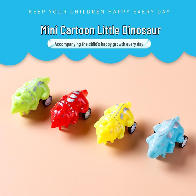 Mini Cartoon Dinosaur Pull-Back Cars – Educational Small Toys for Kids Details