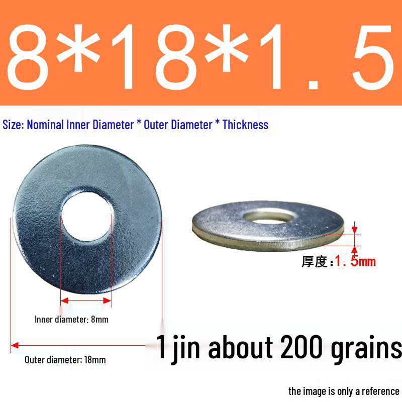 Galvanized Oversized Metal Washers M3-M60