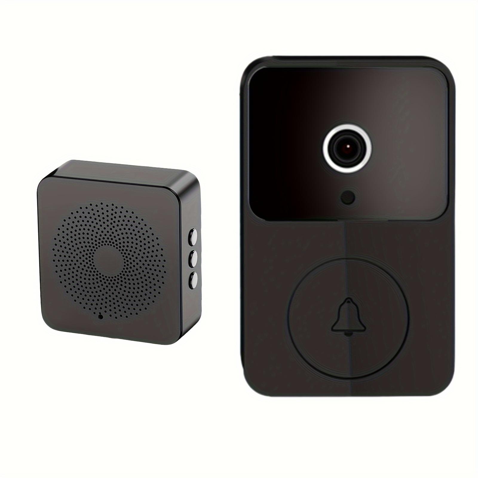

Video Doorbell, Doorbell Camera Wireless Use Two-Way Talk, Wi-Fi, HD, Night Vision, App Remote Control, Easy Installation US чёрный