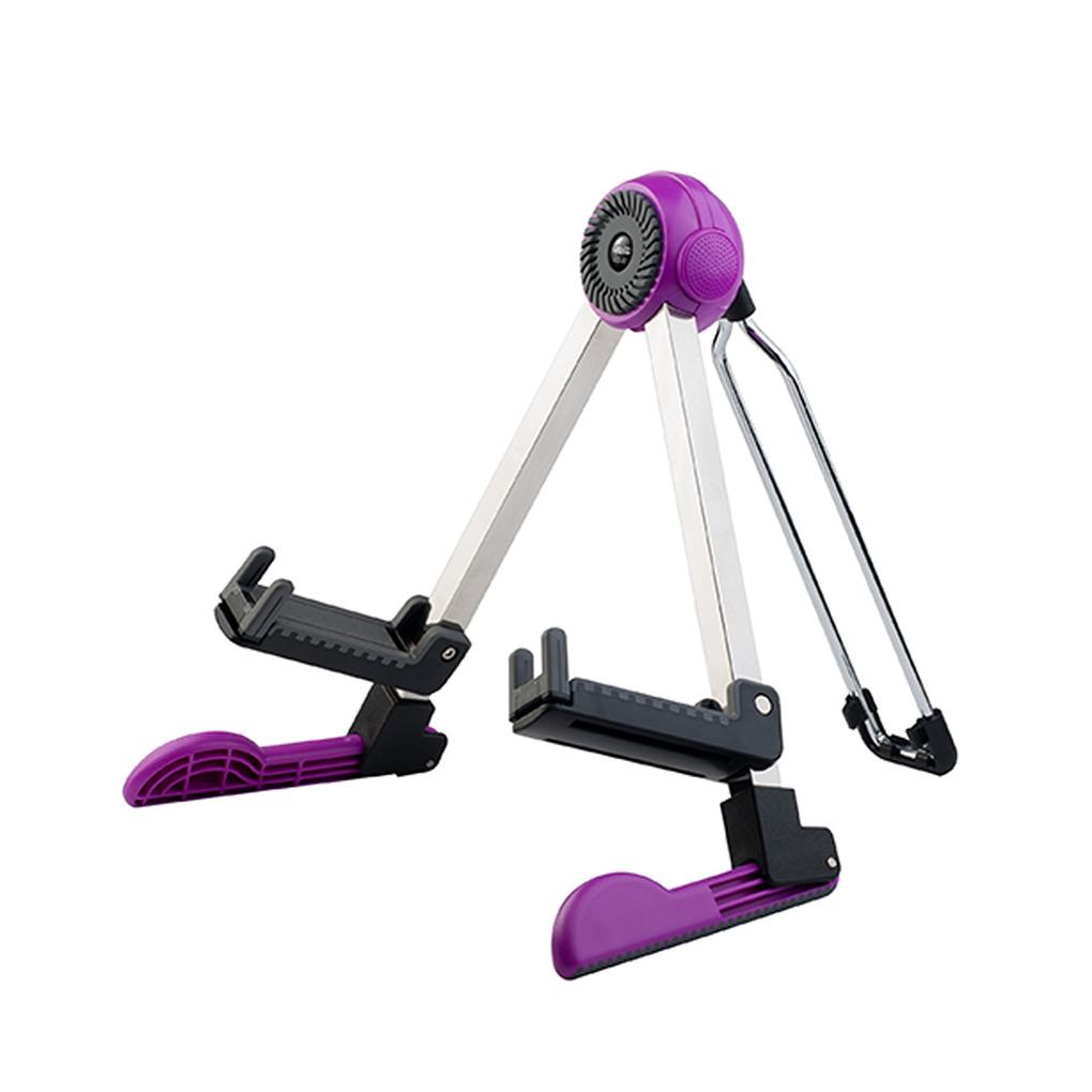 

Adjustable Floor Guitar Holder Folding Tripod Acoustic Guitars Stand A-Frame Bass Rack Stable for Violins Ukulele Banjo чёрный