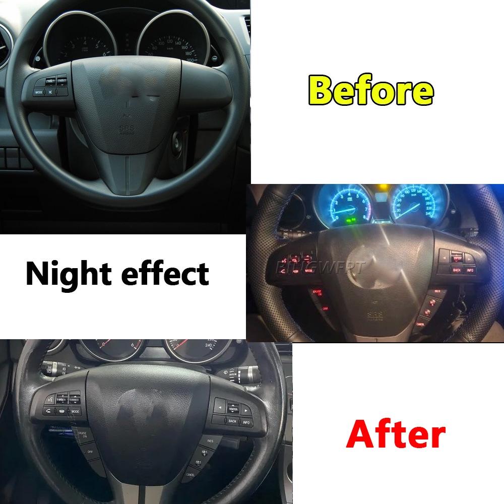 Tlačítka audio/tempomatu na volantu Mazda pro CX-7, 5, 3 Xingcheng Modifikace