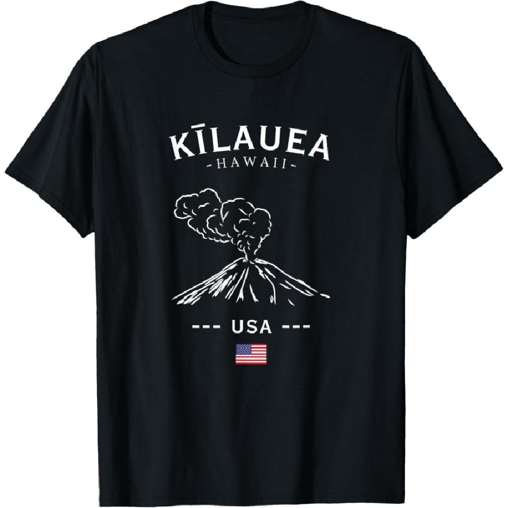 

Kilauea Hawaii USA Volcano Expedition Souvenir T-Shirt XXXXXL чорний