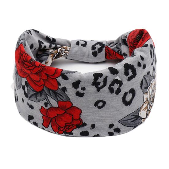 Wide Headband Sweat Absorbing Terry Ring Non Slip Elastic Hairband Boho Style Turban Head Scarf Fashion Accessory