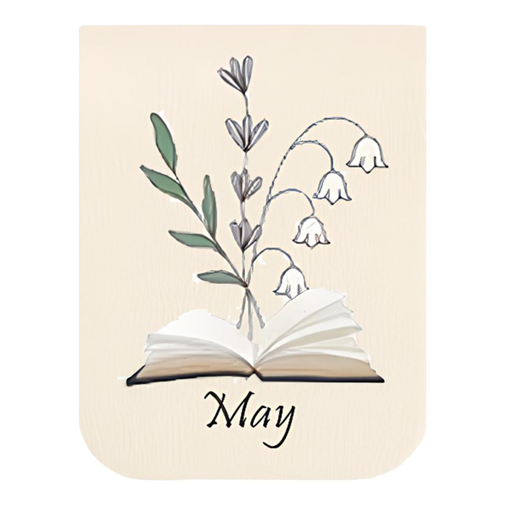 1pc Magnetic Bookmark Floral and Botanical Design Flower Fairy Bookmark for Readers Teachers and Students