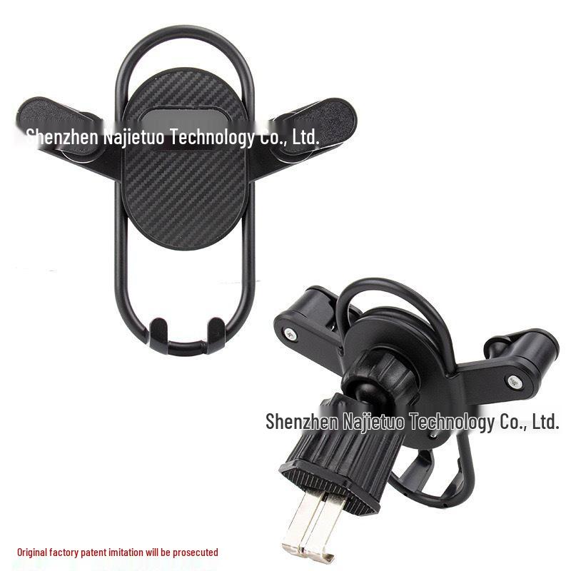 

Double Hook Air Vent Phone Holder with Gravity Support Patented