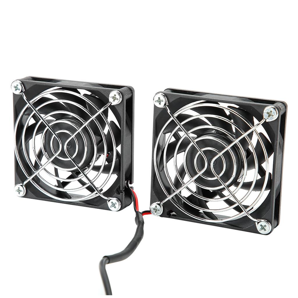 5V USB Power Cooling Dual Fan Router Heat Dissipation Cooler for RTAC68U AC86U EX6200 Tengda AC15