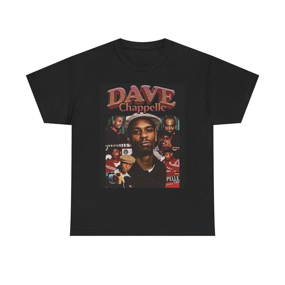 Dave Chappelle Graphic T Shirt Retro Comedian Unisex Heavy Cotton Tee Unisex T-Shirt S