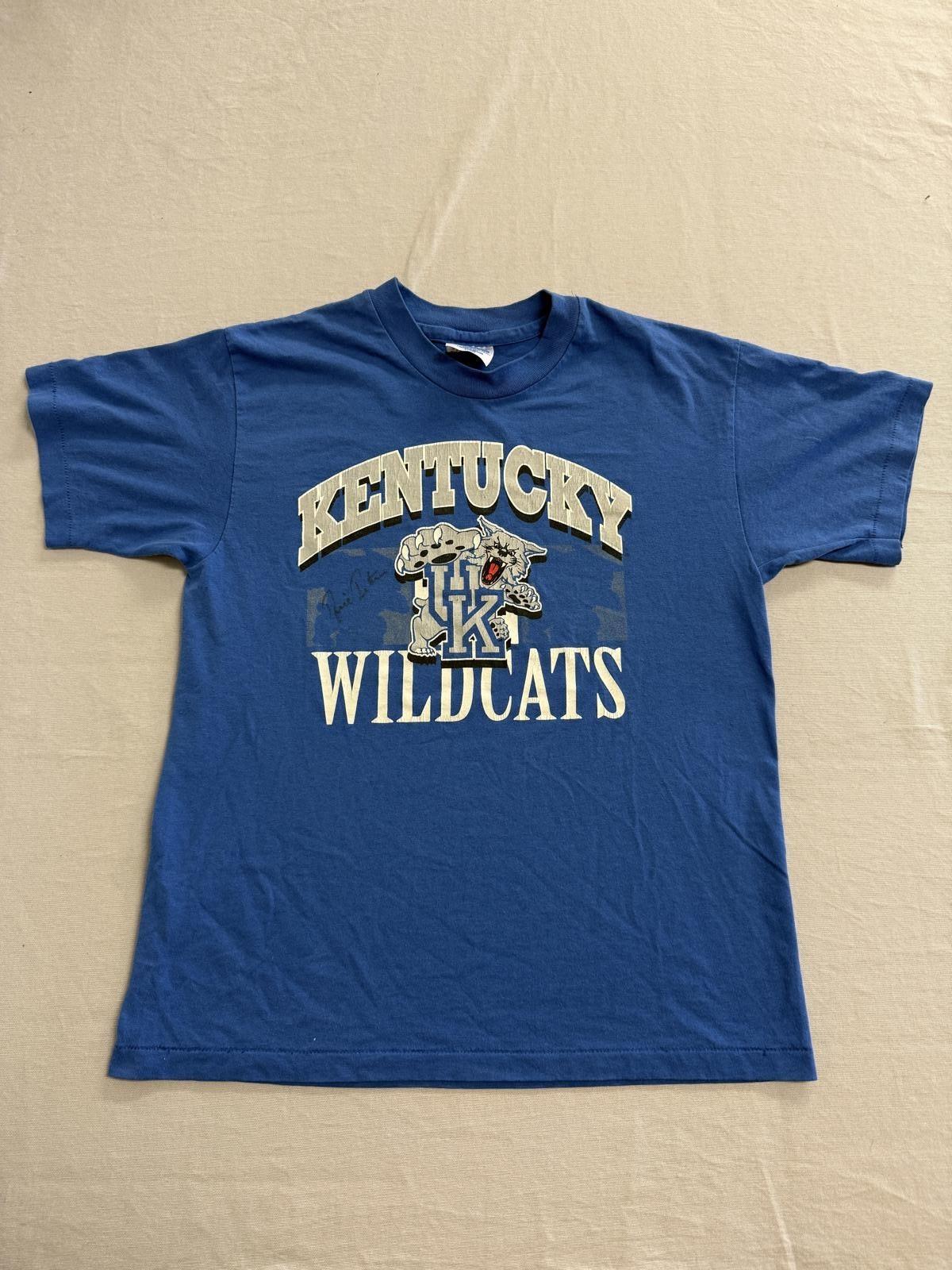 Vintage Kentucky Wildcats Basketball Tee Rick Pitino T-shirt S