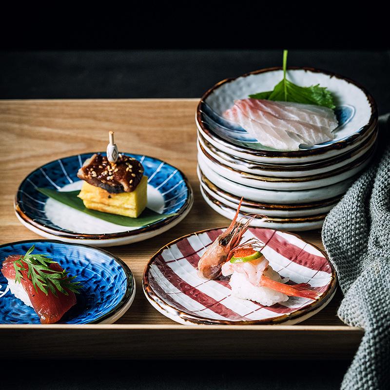 New Dishes, Japanese Sushi Dishes Sashimi Dishes High-end Japanese Tableware Small Plates Plates