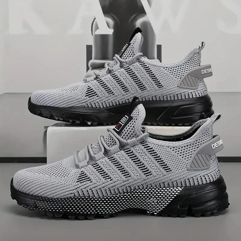 Neue Herren Laufschuhe Atmungsaktive Outdoor-Sportschuhe Leichte Sneaker für Herren Bequemes Sport-Trainingsschuhwerk