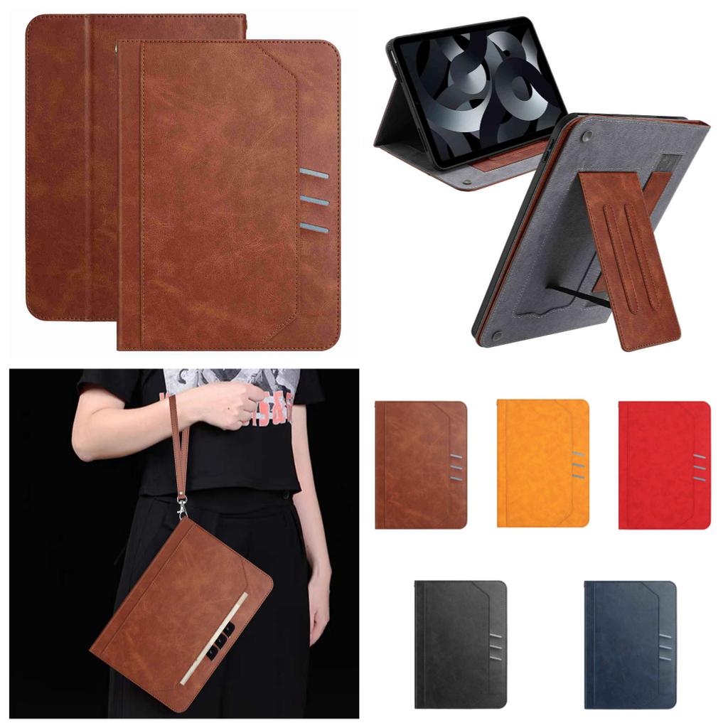 For Samsung Galaxy Tab Active5 Case - Durable Faux Leather Cover w/Adjustable Stand & Anti-Slip Grip (5 colors)