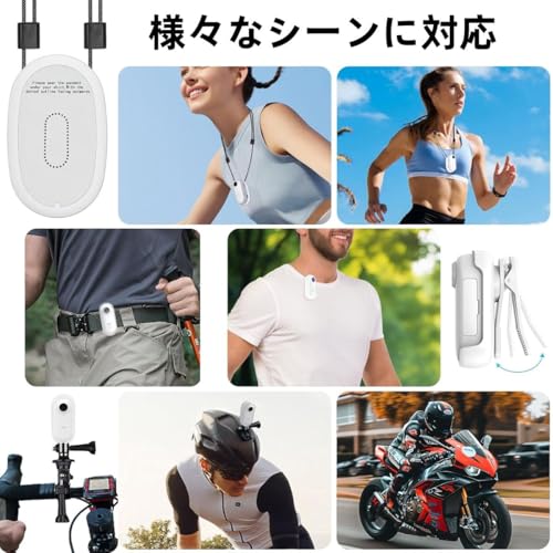 HUAJUN Sports Camera, Ultra-Compact, Waterproof, 120° Wide Angle, HD Quality, Loop Recording, Action Camera with Compact Case, 30m Waterproof, for Pho