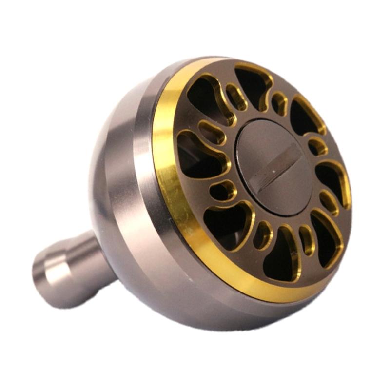 Full Metal Fishing Handle Knob Baits Casting Reels Handle Replacement Knob Fishing Accessory for Saltwater Freshwater