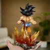 19CM Anime Dragon Ball Son Goku Figure Red Eye Model Doll Dragon Ball Toy Action Figure PVC Sitting Position Earth Dragon Ball
