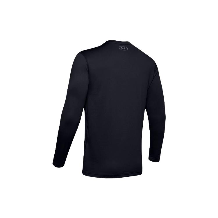 Under Armour Sweatshirts Men's Black Crew Neck Moderate Regular 1310989-001