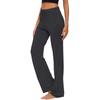 Women's Yoga Trousers Pockets Wide Leg Drawstring Loose Straight  Running