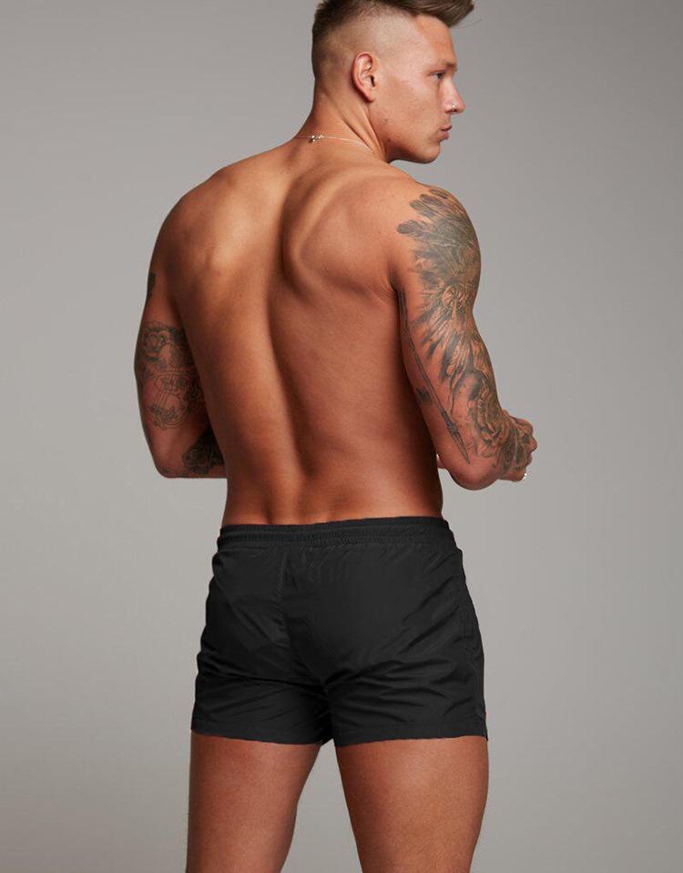 Pantalones Cortos Deportivos Elásticos Transpirables para Hombre para Correr Maratones y Entrenamiento de Sentadillas