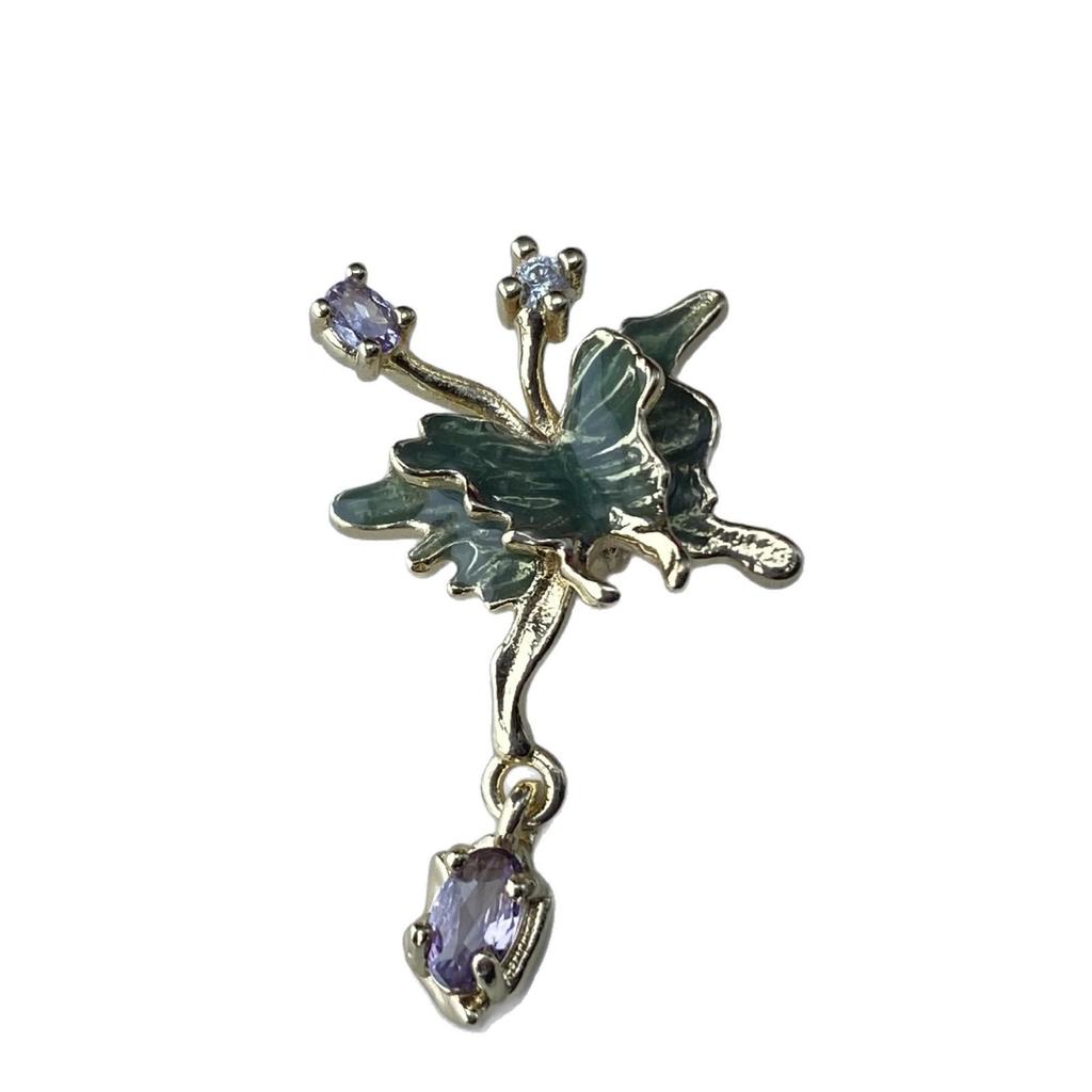 Zirkonfarbene Schmetterlings-Abstandshalterperlen für DIY-Schmuck