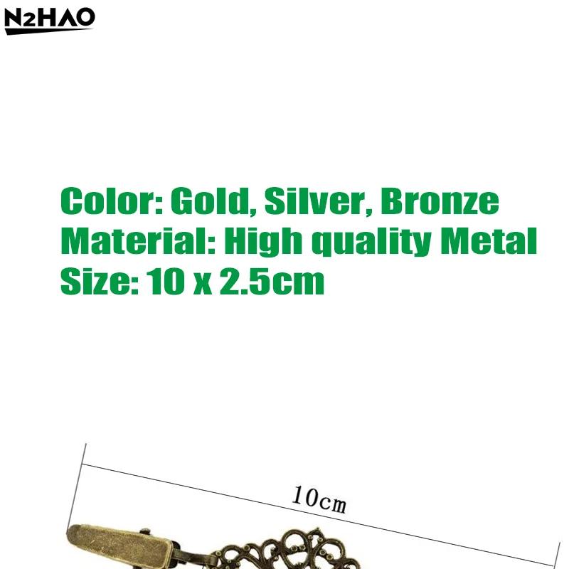 Gold, Bronze Retro Sweater Clips Fasteners Flower Pattern Cardigan Dress Shirts Collar Brooch Back Cinch Clip For Women Girls