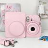 WDMART Camera Case for Fujifilm Instax Mini Shockproof Protective Cover with Adjustable and Detachable Shoulder Metal Snap Plain for Daily Travel and