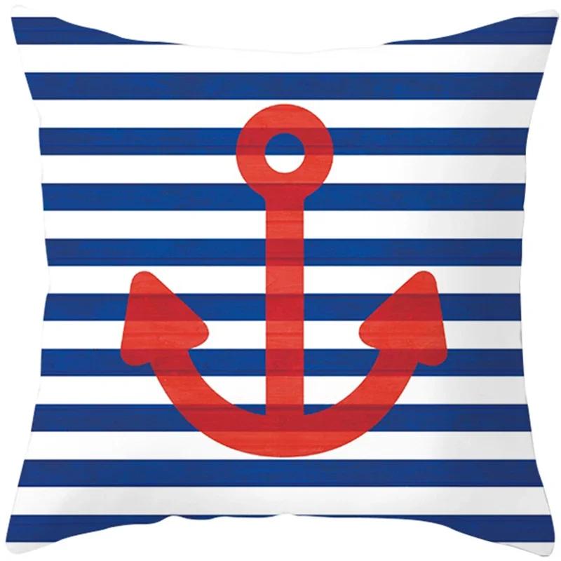 

Летние Морские Животные Принт Наволочка Дизайнерская % Полиэстер Наволочка Декоративная Подушка Домашний Декор Funda Cojines x 66x66cm бирюзовый