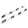 3D ABS Chrome Black Explorer Logo Car Front Hood Emblem Bonnet Letters Badge Sticker For Explorer 2020 2021