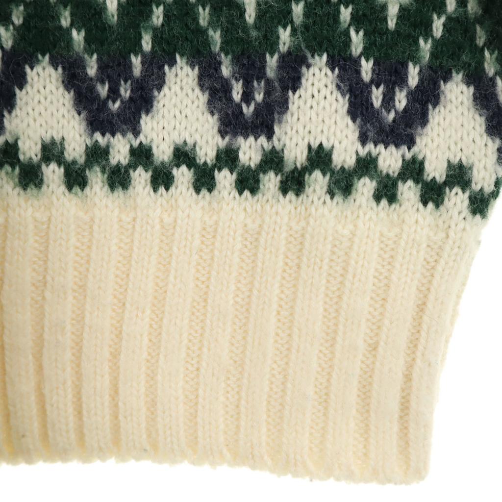 ARROW SPORT 80er 90er Altes Fair Isle Muster Langarmpullover M Strick Herren Gebraucht