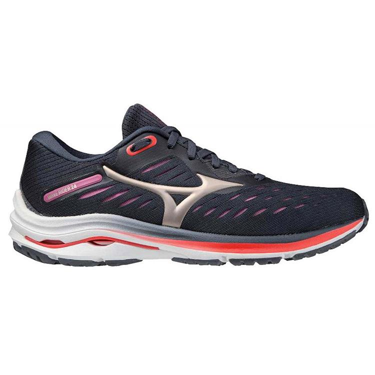 Wave Rider Wmns Mizuno 24 'Navy Red' J1GD200343