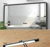 LED Adjustable Angle Vanity Mirror and Cabinet Light