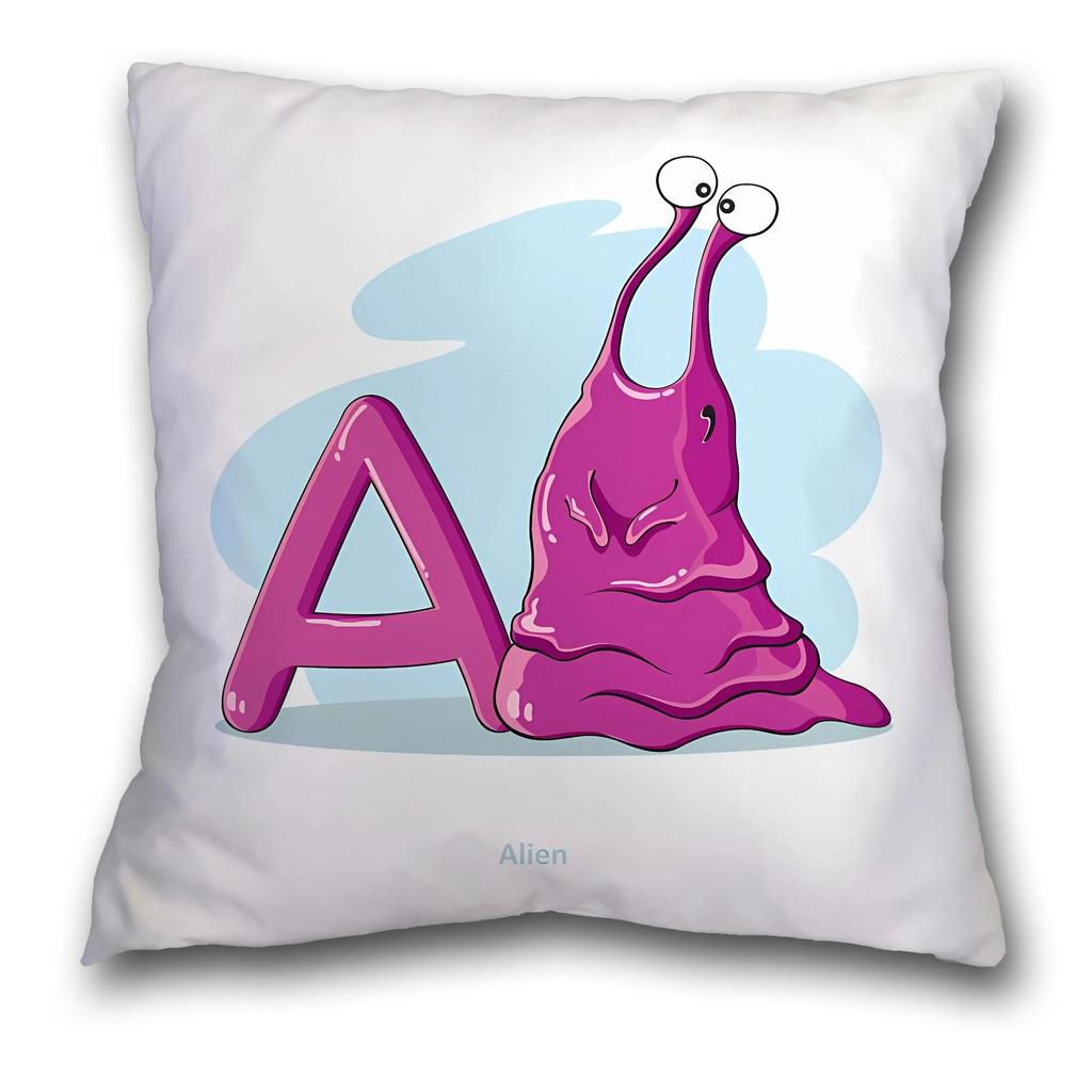 Cartoon Letter Decorative Pillowcase Living Room Office Home Pillowcase Car Ornaments