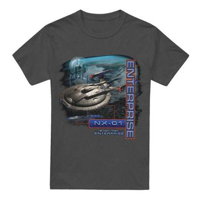 STAR TREK Unisex Koszulka dla Dorosłych Enterprise NX 01