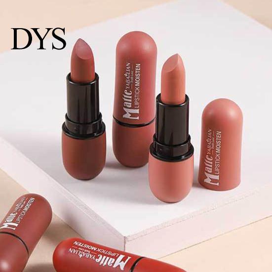 Lip Makeup Lipstick Waterproof Non-stick Cup Smudge-resistant Non-caked Anti-fade Matte Texture Long Duration Velvet Cosmetic Supply