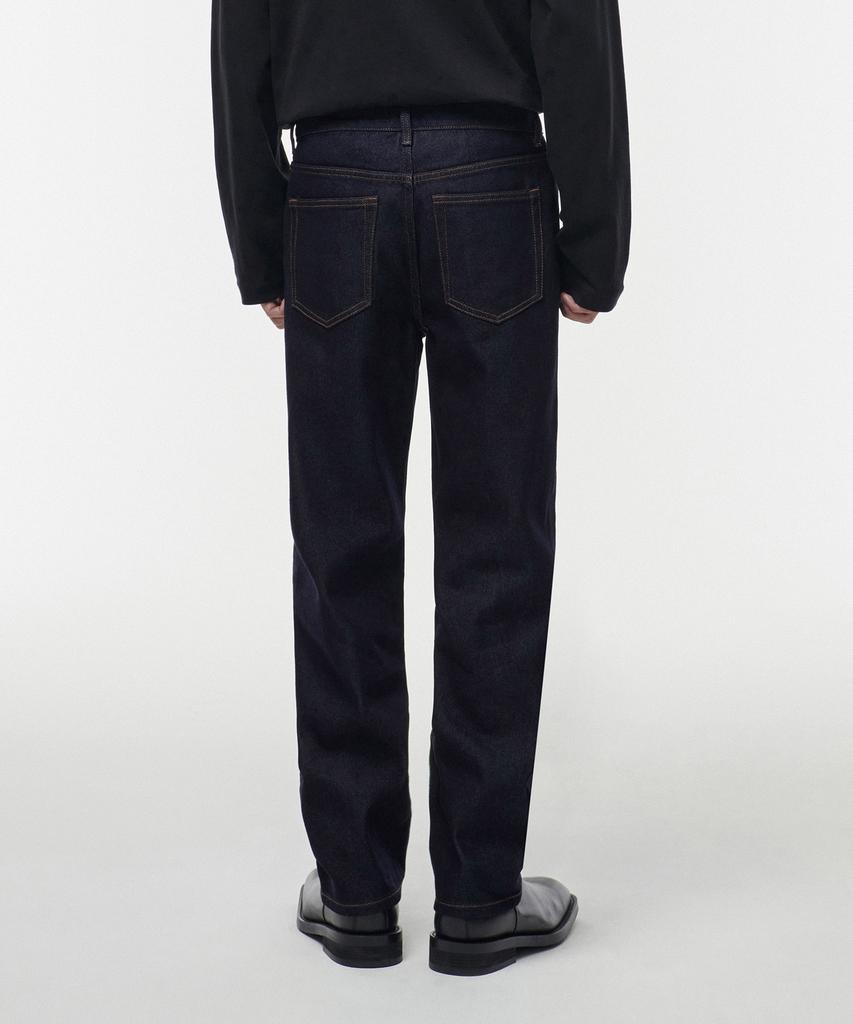 MUSINSA STANDARD Brushed Straight Denim Pants [Deep Indigo]