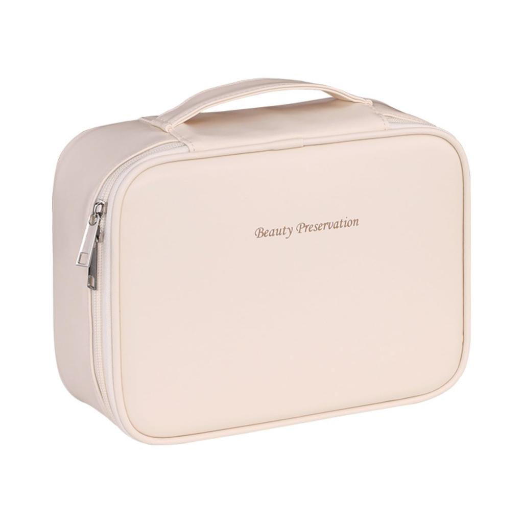 XIAOXIAODEDIAN Cosmetics and Skincare Large Convenient Cute PU Popular Makeup Pouch Storage Velcro Expanded 24cm 9cm High Handbag, Hangable, Capacity,
