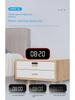 Bluetooth Wireless LED Alarm Clock Speaker with Mirror and Gift Card