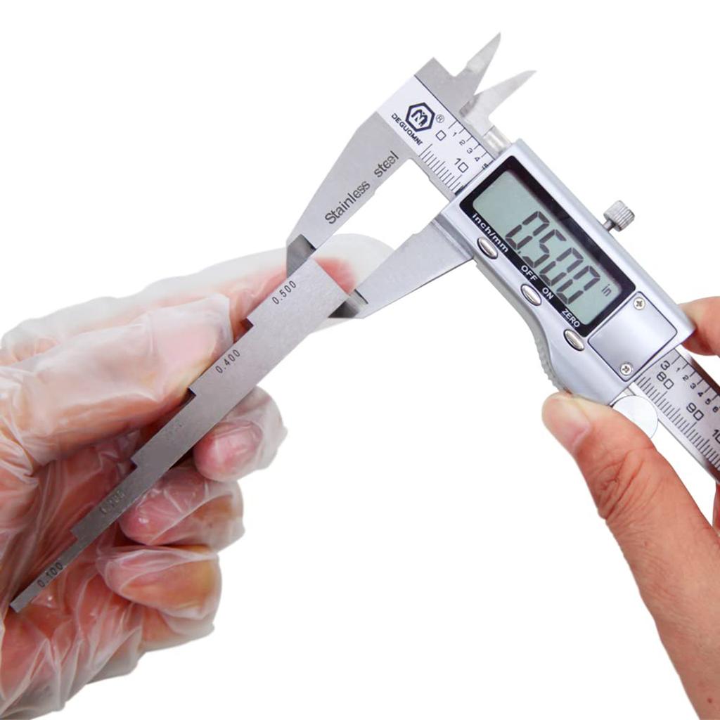 Upgrade 5-step Calibration Block for Ultrasonic Thickness Gauge 0.1"-0.2"-0.3"-0.4"-0.5" Thickness & Linearity Calibrate