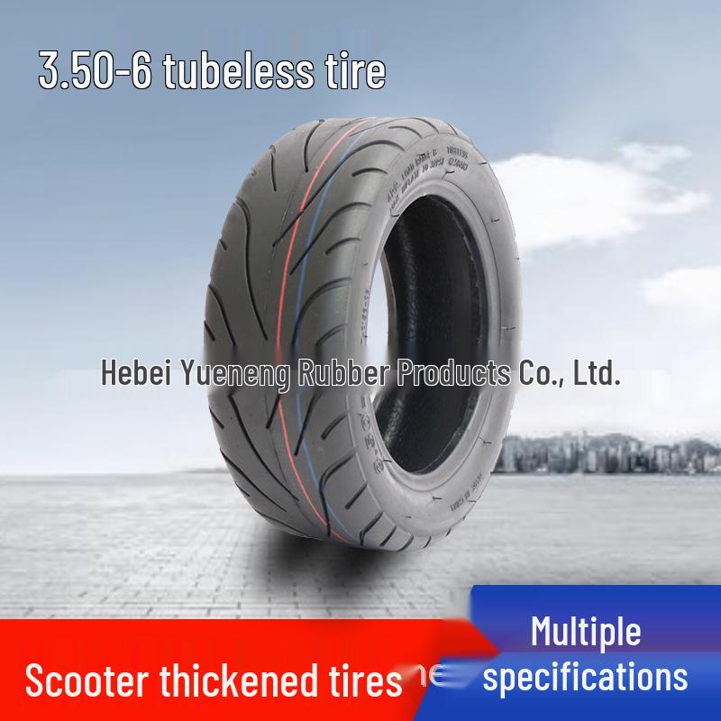 Electric Scooter 10-inch 350-6 Vacuum Balance Tire 10x4.00-6