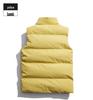 In-Stock Men's & Women's Double-Sided Thickened Down Cotton Vest with Stand-up Collar - Warm, Trendy, Casual for Autumn/Winter