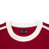 Li-Ning Sports Lifestyle Series Round Neck Loose Retro Color Block Letter Stripe Versatile Sweatshirt Unisex Sweatshirt Deep-Burgundy AWDVF87-6