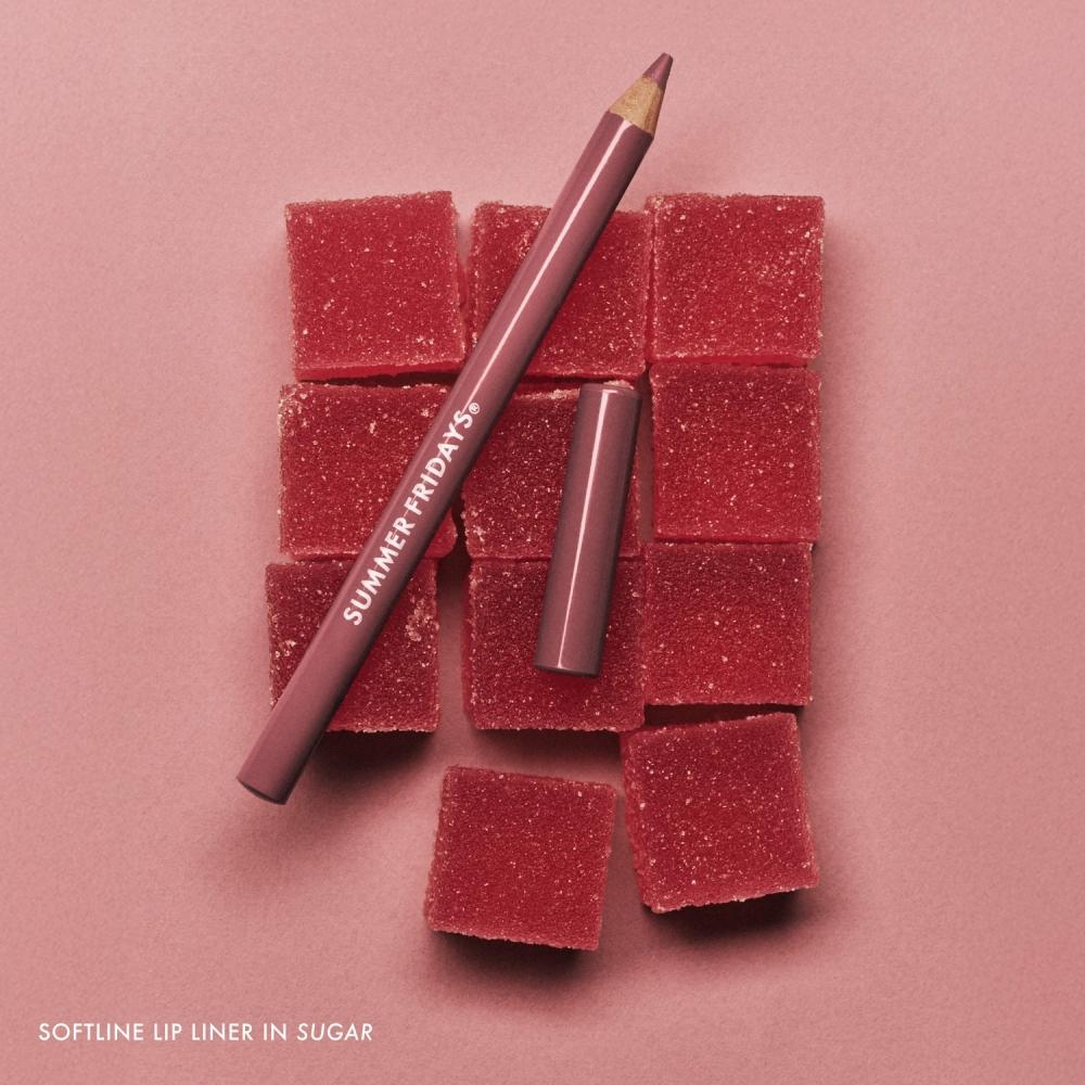 Summer Fridays Softline Lipliner Langanhaltender Lippenstiftstift 0,036 1,02 Sugar   Weiches kühles Rosa