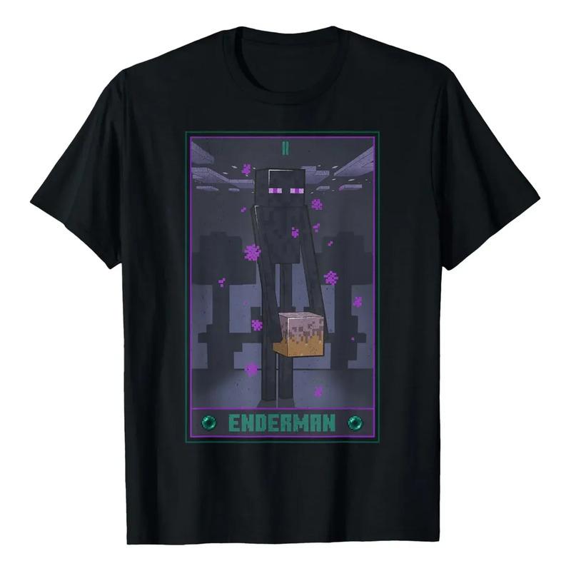 Camiseta Enderman Tarot Minecraft - Unissex Para Adultos E S