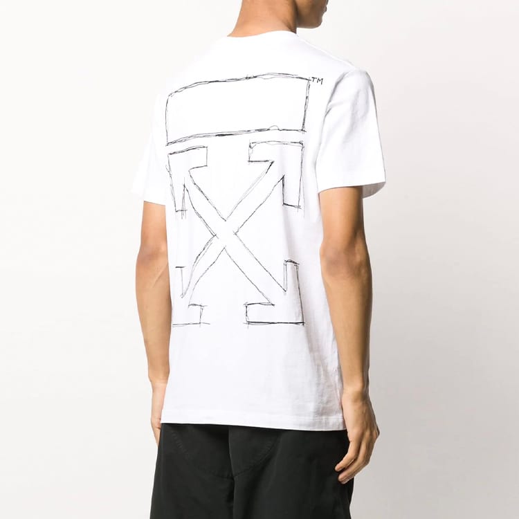 OFF-WHITE logo-print T-shirt OMAA027S201850090110
