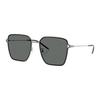 Emporio Armani Temples Micro Label Metal Square Sunglasses Kids Black