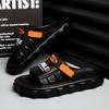 Fashion Men Sandals Anti-slip Slippers for Men Trendy All-match Platform Sandal Hard-wearing Breathable Personality Classic New Arrival