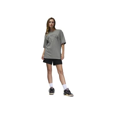 X A Ma Maniére Pullover Round Neck Comfortable Short Sleeve T-Shirt Unisex Tops Blue-Grey HF0539-029