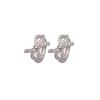Female Exquisite Simple Versatile Bow Earrings