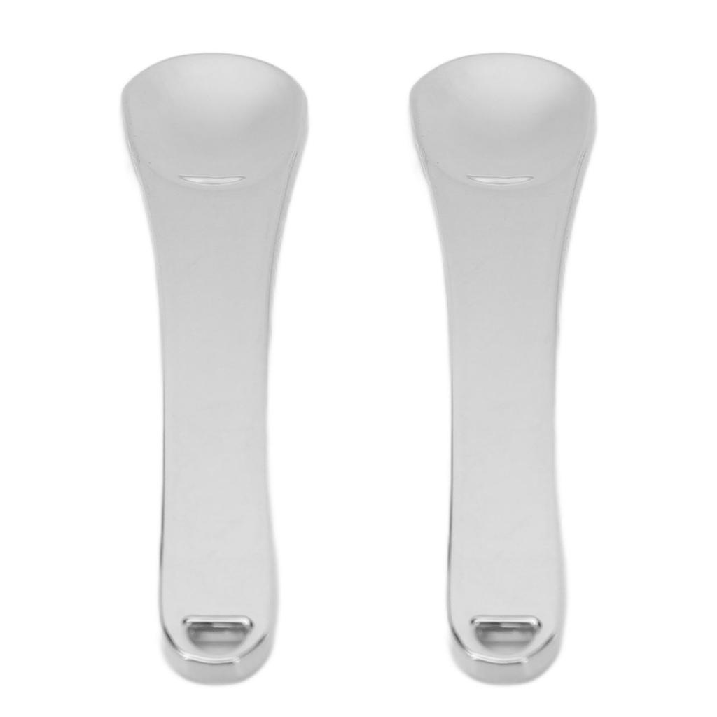 2PCS Eye Cream Spoon Stainless Steel Makeup Applicator Spoon Skin Care Cosmetic Tiny Spatula