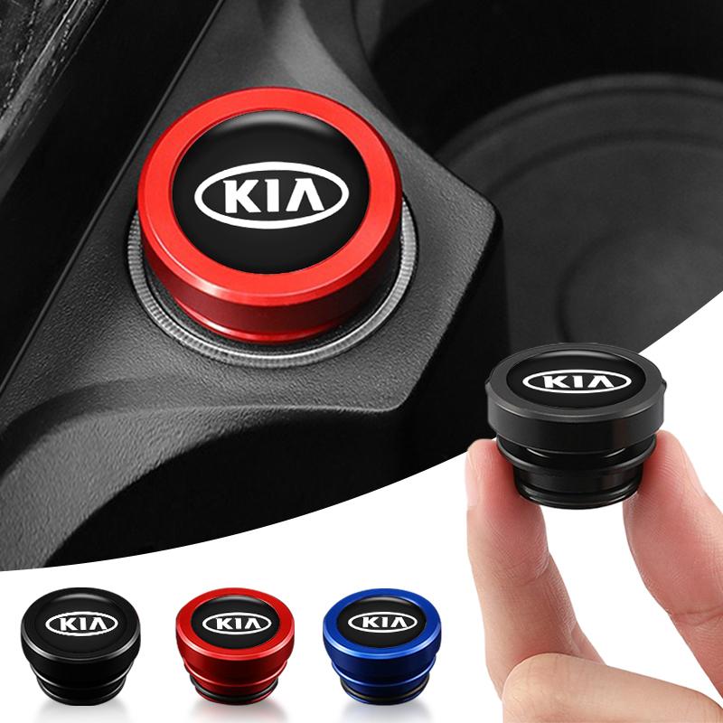 Car Styling Cigarette Lighter Dust Covers Button Protector Dustproof Cap For KIA K2 K3 Ceed Sorento Sportage Proceed K5 Optima cyvp10
